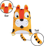 Kids Party Favor Bags,10 PCS Drawstring Goody Bag Candy Backpack with Cartoon Animal Designed Carrying on Cute Ear and Tail Birthday Package t17