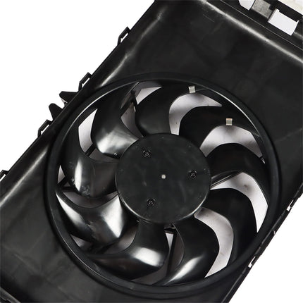 munirater Engine Radiator Condenser Cooler Cooling Fan Assembly Replacement for 2017-2021 Model 3 107708400D 107708400E 1077084-00-E 12V 400W Black