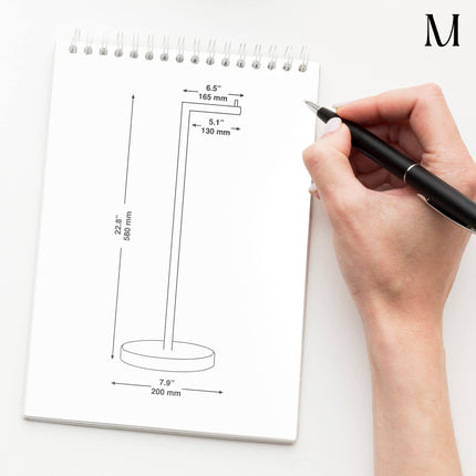 Marmolux Acc 1PC Free StandingToilet Paper Holder Stand with Reserve, Matte Black Salle De Bain