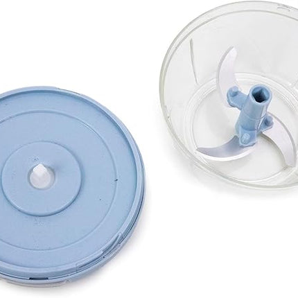 Eotia Quick Hand Cutter with Sharp 3 Blades for Vegetables Chopper, Cutting Chopper for kitchen use- Blue