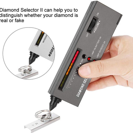 Practical Jewelry Diamond Selector II Moissanite Tester Portable Testing Tool Set White