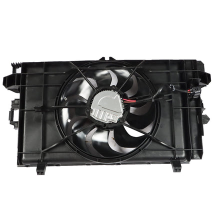 munirater Engine Radiator Condenser Cooler Cooling Fan Assembly Replacement for 2017-2021 Model 3 107708400D 107708400E 1077084-00-E 12V 400W Black