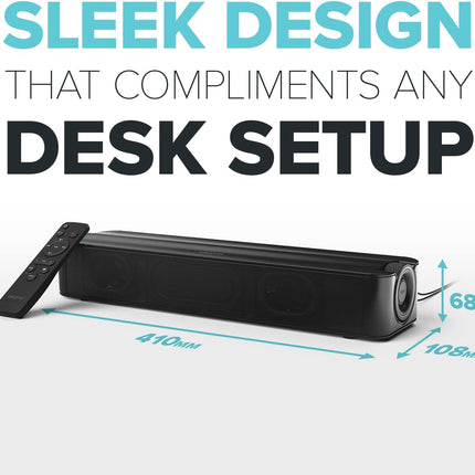 Creative Stage SE Under-Monitor Soundbar with USB Digital Audio and Bluetooth 5.3