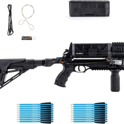 M10 Tactical Crossbow - Repeating Crossbow with 10-Shot Detachable Magazine for Target Practice