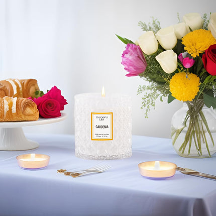 Chloefu LAN Gardenia Inspired by Nature Natural Soy Scented Candle, 230g