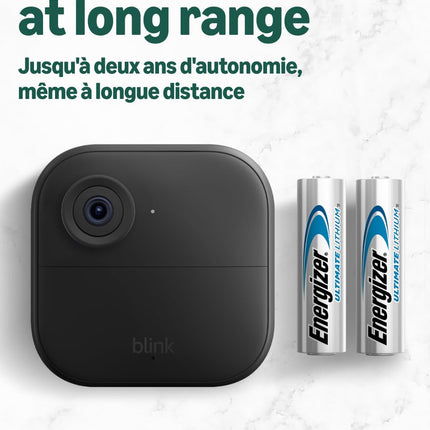 Blink Outdoor XR+ — Extended Range Wireless Outdoor 4 Camera with 10x security coverage powered by Blink's proprietary XR technology — 2 camera system
