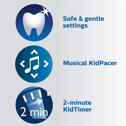Philips Sonicare for Kids Bluetooth Connected Rechargeable Electric Toothbrush, HX6321/02