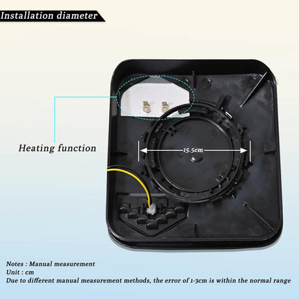 CA Replacement International Lt625 Hood Mirror compatible with 2018 LT625 (small left 1)