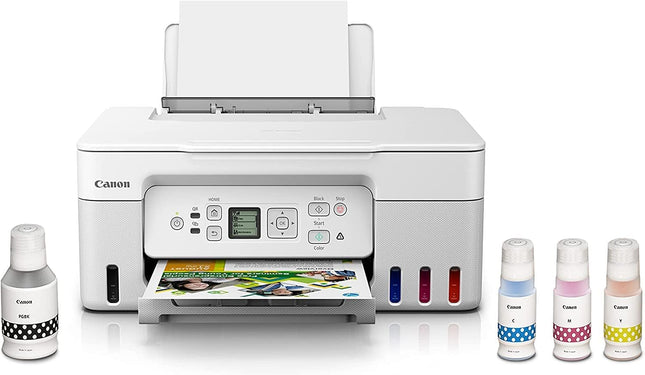 Canon PIXMA G3270 Wireless MegaTank All-in-One Printer - White