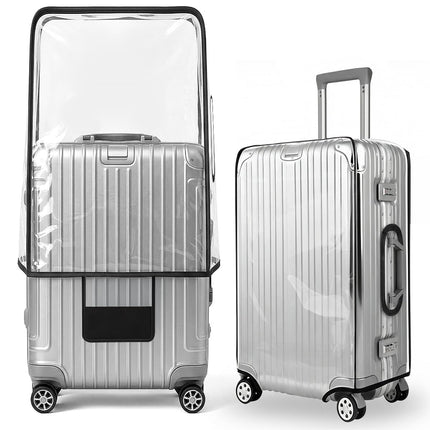 T Tersely Clear PVC Waterproof Dustproof and Anti-Scratch Luggage Cover Protector, Clear