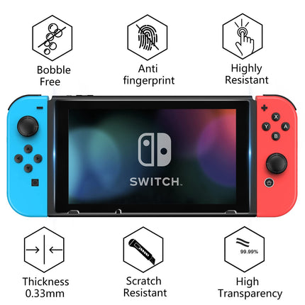 Switch Carrying Case Compatible with Nintendo Switch, 12 In 1 Accessories Bundle for Nintendo Switch with Carrying Case, Protective Case, Screen Protector, PlayStand, Joycon Grip & More (Black)