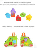 Wooden Artificial Telephone Child Early Childhood Education Puzzle Baby Shape Digital Cognitive Toy T122