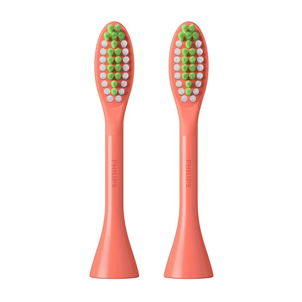 Philips One by Sonicare 2pk Brush Heads, Coral, BH1022/01