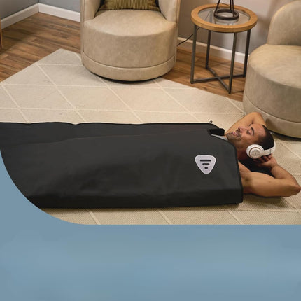 Lifepro RejuvaWrap Infrared Sauna Blanket –Heated Blanket for Relaxation, Portable Sauna Suit Wrap – Spa-Like Experience at Home with 9 Heat Levels (95°F to 176°F) Thermal Sauna Wraps & Hand Towel