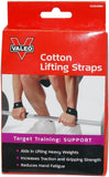 Valeo Fitness Gear Cotton Lifting Straps, Natural 1 pair