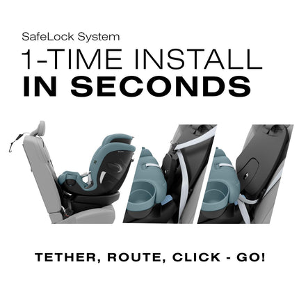 CYBEX Callisto G 360 Rotating All-in-One Convertible Car Seat, STORMY BLUE