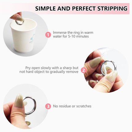 Invisible Ring Sizers for Loose Rings – Adjustable Ring Size Adjuster for Loose Rings Women, Easy Ring Fitter & Spacer, Ring Resizer, Jewelry Sizers & Ring Adjuster for Women, Men, Ring Guard Solution