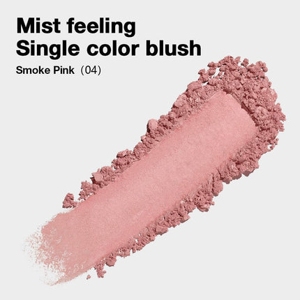 HERORANGE Powder Matte Blush Cheeks Face Makeup Pink Monochrome Fade and Transfer-Resistant Baked Blush, Vegan