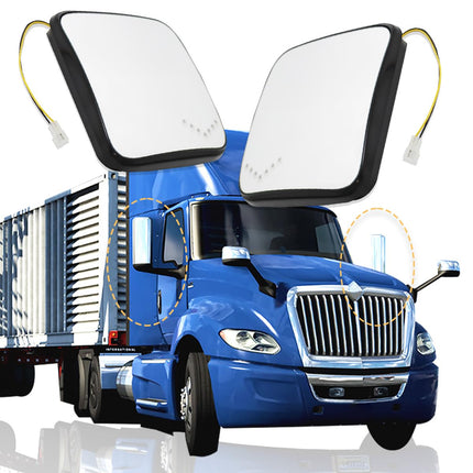 CA Replacement International Lt625 Hood Mirror compatible with 2018 LT625 (small left 1)