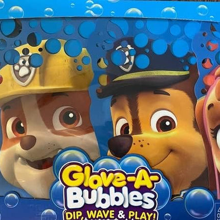 ZURU Bubble Wow Paw Patrol Wow Glove-A-Bubbles Wave & Play- 8 Bubble Gloves