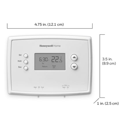 Honeywell Home 1-Basic Programmable Thermostat, RTH221B