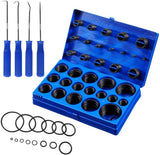 O Ring Kit, 419 Piece Metric Universal O-Ring Assortment Kits Rubber NBR O-Ring Gasket Set for Automotive, Plumbing and Faucet Repair + 4 Piece O-Ring and Seal Remover