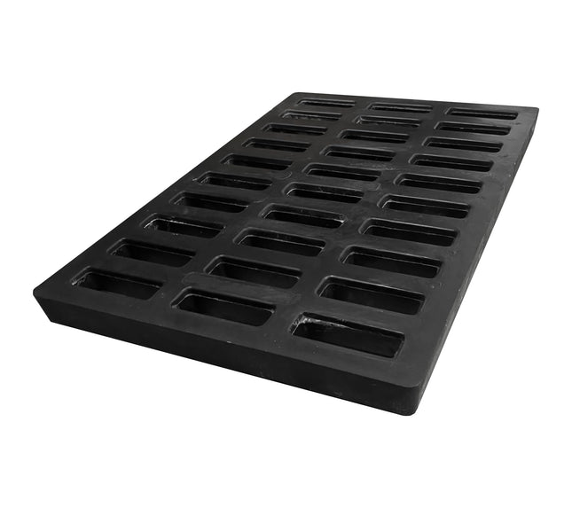 Natotela Fiberglass Cacth Basin Grate-24x16in Square Outdoor Drain Grate for Concrete Cacth Basin,Durable Flat Drainage Grate for Downspout Sewer Lawn Yard Lawn Patio Inlet(23.6x15.75in)