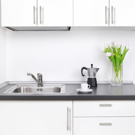 BUKOBYHE 10 Pack 3.75 inch(96mm) Brushed Satin Nickel Kitchen Cabinet Handles Knurled Pulls X003YZEUWD