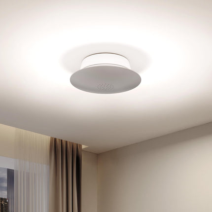 Homelist YX1 4300LM(60W) Indirect Lighting Ceiling Light, Compact 8" Flush Mount Ceiling Light, Dual-Core Eye Protection Ceiling Light Fixture, CRI 97, Fast Installation