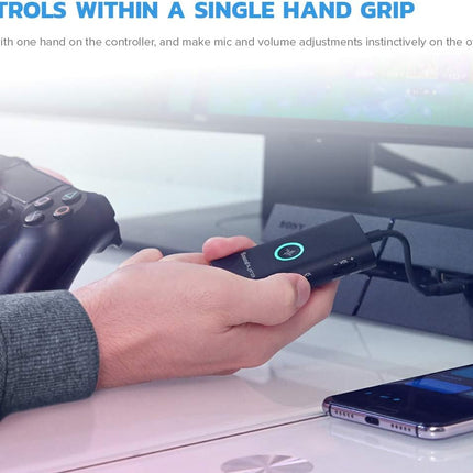 Creative Sound Blaster G3 USB-C External Gaming USB DAC and Amp for PS4, Nintendo Switch, Ft. GameVoice Mix (Audio Balance for Game/Chat), Mic/Vol Control and Mobile App Control, Plug-and-Play