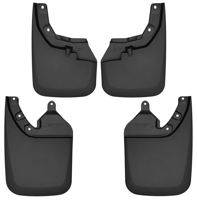 Husky Liners - Front & Rear Mud Guards | 2016-2023 Toyota Tacoma with OEM Fender Flares - Black, 2 Pc. | 56946