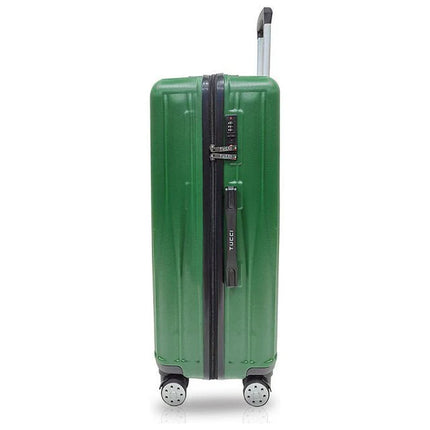 TUCCI BARATRO 3-PIECE HARDSIDE LUGGAGE SET- AMY GREEN (20"/24"/28")