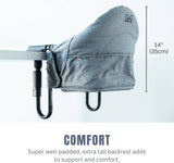 guzzie+Guss G+G201 Perch Table Chair, Charcoal