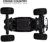 Remote Control Rock Crawler Truck – 4WD RC Off-Road Vehicle with Shock Absorbers, Big Wheels, and Rechargeable Battery