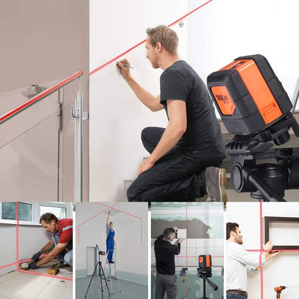 Tacklife Feet Laser Level, Self-Leveling Horizontal and Vertical Cross-Line Laser - SC-L01