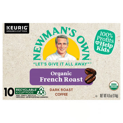 Keurig K-Cup Pods Organic French Roast Dark Roast Cofee 10ct 4.0oz