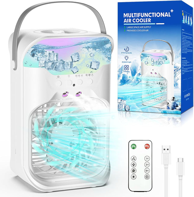 Portable Air Conditioner Cooling Fan with Remote