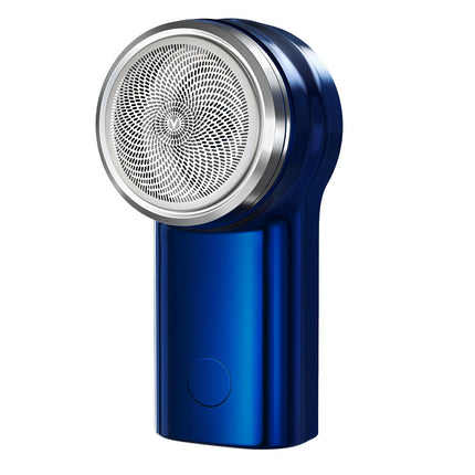 LVTEL Men's Mini Portable Electric Shaver, One-Button Use, BLUE