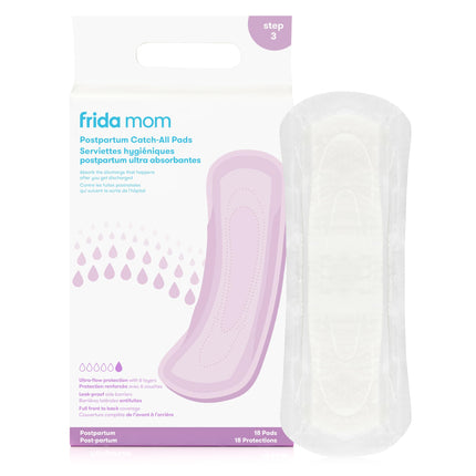 Frida 18ct Mom Postpartum Catch-All Pads with 6-Layers