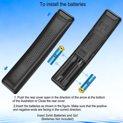 Universal Remote for Samsung TV Remote, Replacement Compatible with All Samsung Smart TV LED QLED UHD LCD HDTV Frame Curved Smart TV