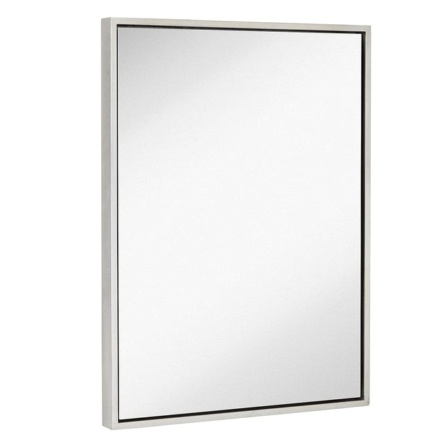 Hamilton Hills 22" x 30" Contemporary Black Framed Rectangular Wall Mirror