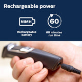 Philips Multigroom Series 3000 Cordless with 10 Trimming Accessories, Lithium-Ion and Storage Bag, MG3750/10