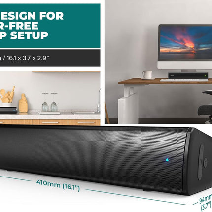 Creative Stage Air V2 2.0 Portable Bluetooth Sound Bar Speaker