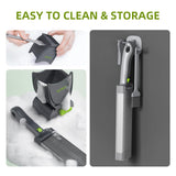 Fresh Meat Slicer, Thickness Adjustable Stainless Steel Kitchen Cleaver Knife Set With Block, Manual Fresh Meat Cutter Jerky Slicer For Beef Pork, Cooking BBQ Hot Pot (Gray)