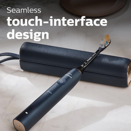 Philips Sonicare DiamondClean Prestige 9900, Rechargeable Electric Toothbrush with SenseIQ, Midnight, HX9990/12