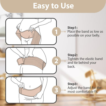 Eavoqinjiaf Maternity Belt Belly Band for Pregnant Women Back Brace Support Pregnancy Must-Have Pain Relief