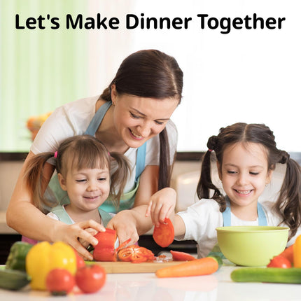 34 Pcs Montessori Kitchen Toys for Toddlers-Kids Knife Sets for Real Cooking with Safe Knives, Serrated Plastic Knives, Potato Slicers, Sandwich Cutter, Peeler and Cutting Board