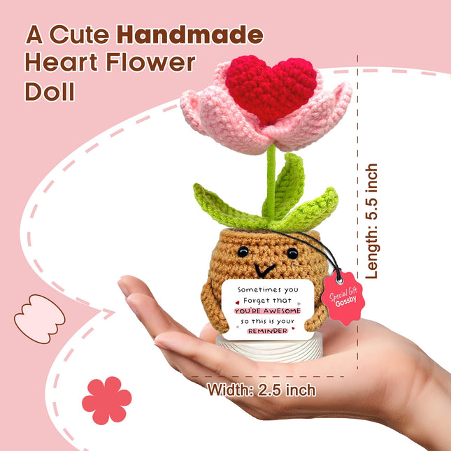 Gossby Flower Crochet Doll - Sometimes You Forget You're Awesome