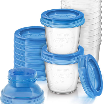 Philips Avent Breast Milk Storage Cups (10x6oz), SCF618/10