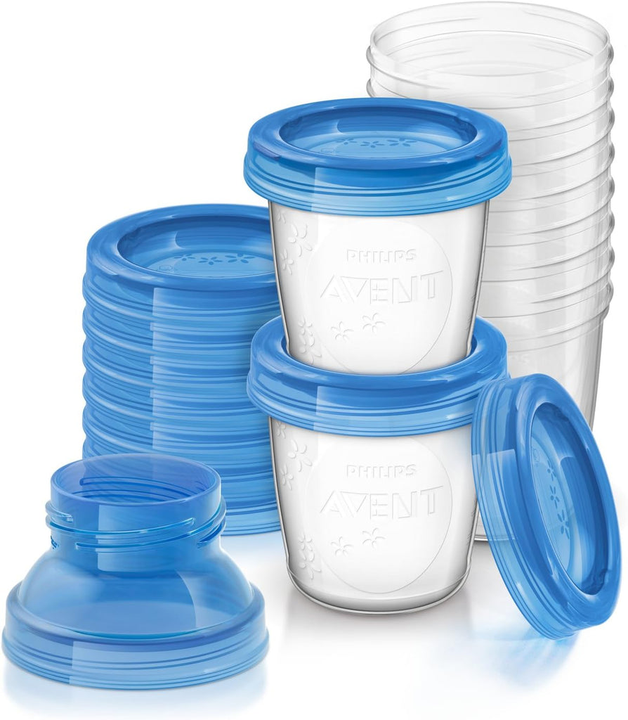 Philips Avent Breast Milk Storage Cups (10x6oz), SCF618/10